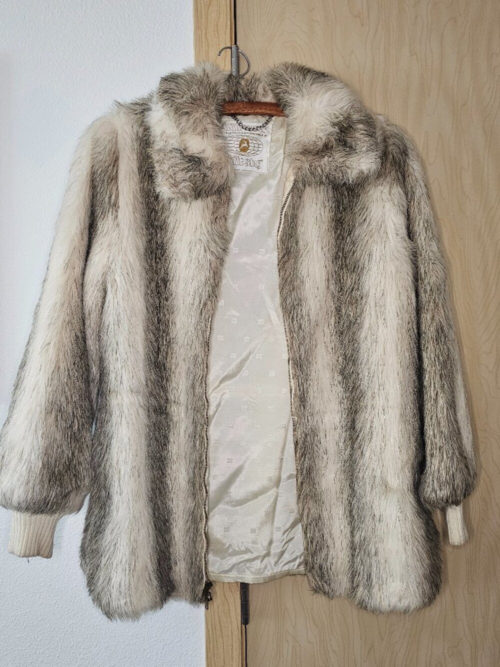 White Stag Faux Fur Outer Shell Coats, Jackets & Vests Brown